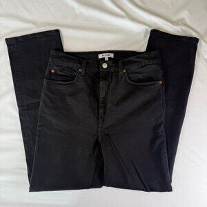 Re/Done High-Rise Straight Leg Jeans Size: 6 | US 28